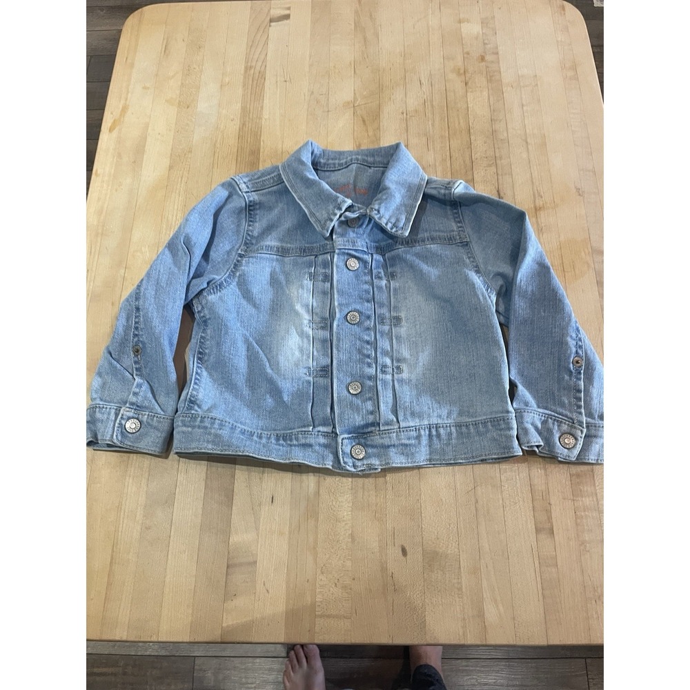 Gymboree Light Blue Denim Jacket Girls 2T Toddler Long Sleeve Button Pockets